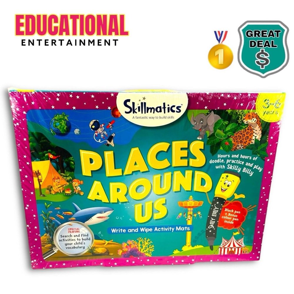 NEW Skillmatics Places Around Us. Sealed! NEW!